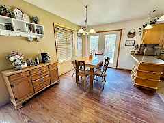 Dining area off kitchen