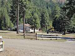 Shop on creek with apartment