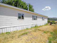 Back side of home