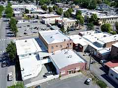 overhead view