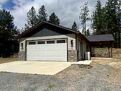 Exterior garage view